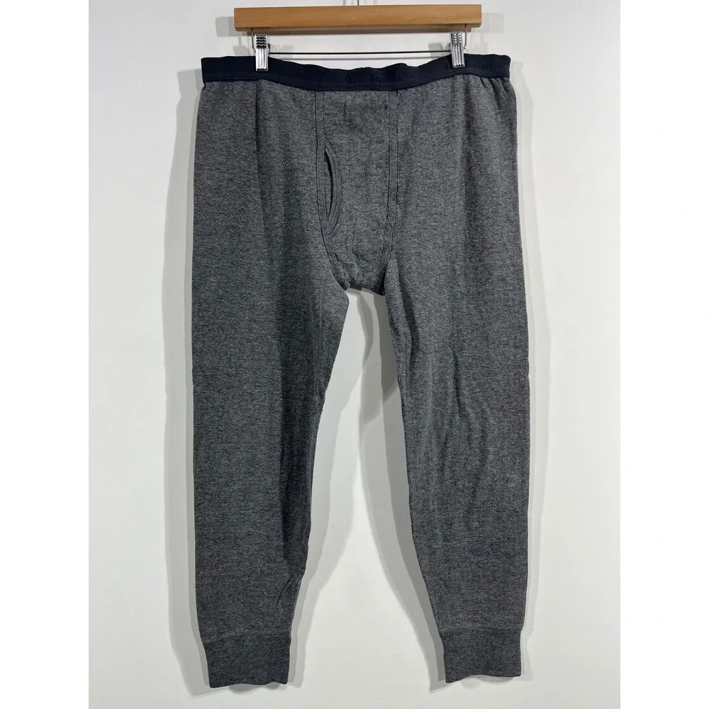 LL Bean Outdoors Gorpcore Wool Thermal Base Layer Pants Long Johns Men Large‎